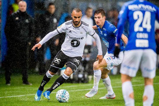 Issam Jebali of Rosenborg and Christoffer Remmer of Molde