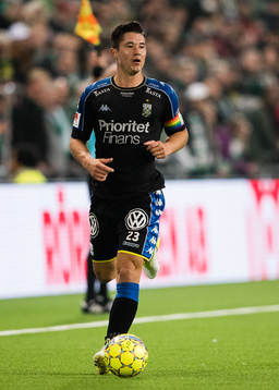 IFK Göteborgs David Boo Wiklander med bollen