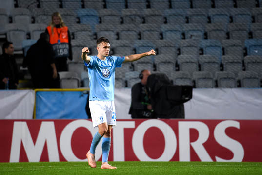 Andreas Vindheim of Malmö FF celebrates