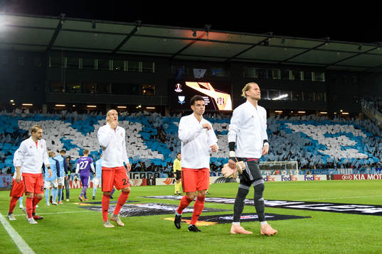 Domagoj Vida, Pepe and goalkeeper Loris Karius of Besiktas