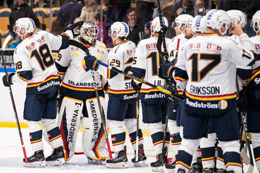 Djurgårdens spelare jublar
