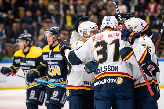 Djurgårdens spelare jublar