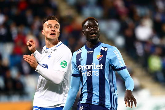Norrköpings Henrik Castegren och Djurgårdens Aliou Badji