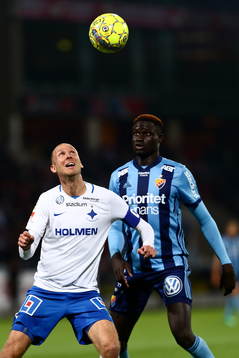 Norrköpings Andreas Johansson och Djurgårdens Aliou Badji