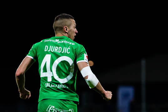 Hammarbys Nikola Djurdjic jublar efter 2-2