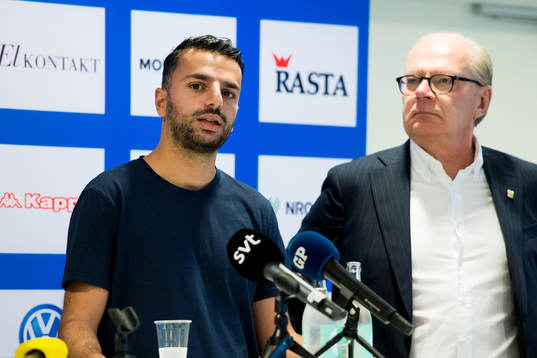 IFK Göteborgs tränare Poya Asbaghi och ordförande Mats Engström