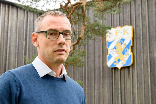 IFK Göteborgs tillförordnade sportchef Jonas Olsson poserar för ett porträtt