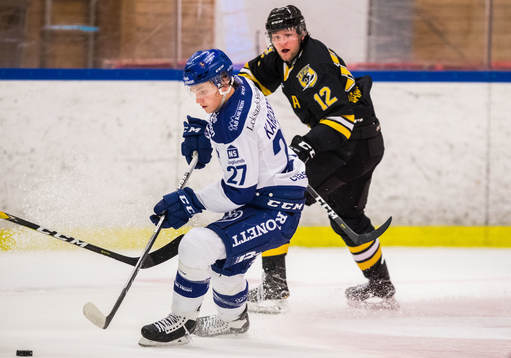 Leksands Anton Karlsson och Panterns Robin Dahse
