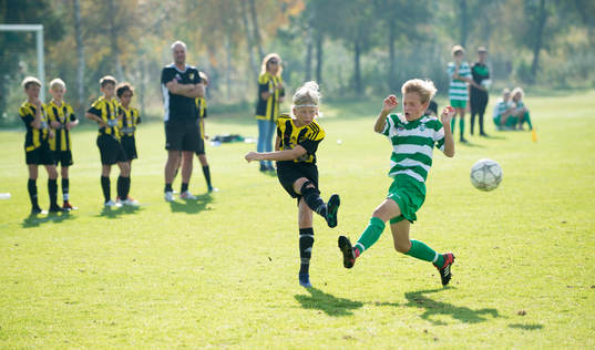 i matchen för pojkar födda 2006 mellan IFK Hässleholms