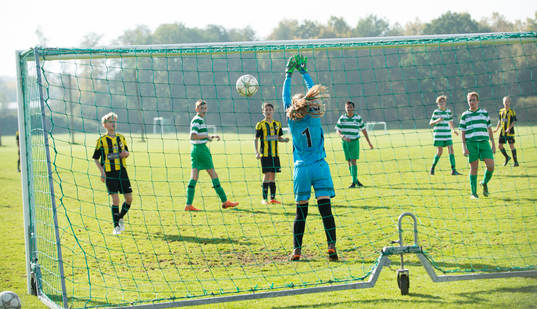 i matchen för pojkar födda 2006 mellan IFK Hässleholms