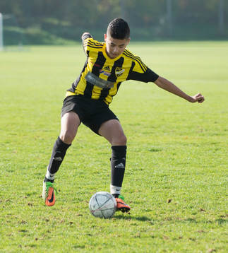 i matchen för pojkar födda 2006 mellan IFK Hässleholms
