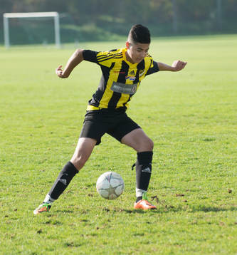 i matchen för pojkar födda 2006 mellan IFK Hässleholms