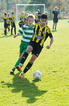 i matchen för pojkar födda 2006 mellan IFK Hässleholms