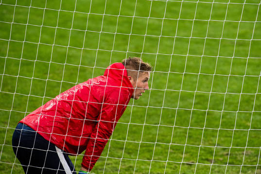 Goalkeeper Eirik Holmen Johansen of Norway