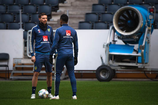 Marcus Berg och Martin Olsson