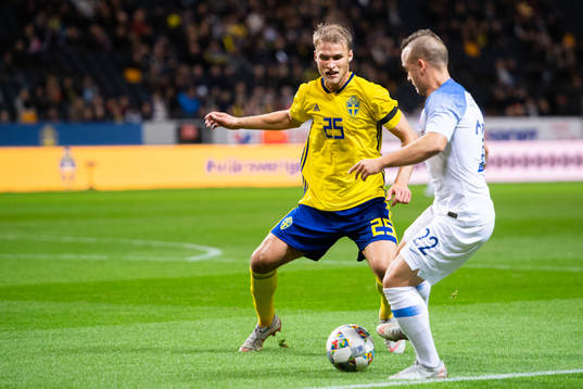 Sebastian Andersson of Sweden and Stanislav Lobotka of