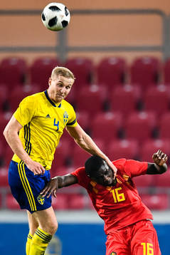Franz Brorsson of Sweden  and Orel Mangala of Belgium