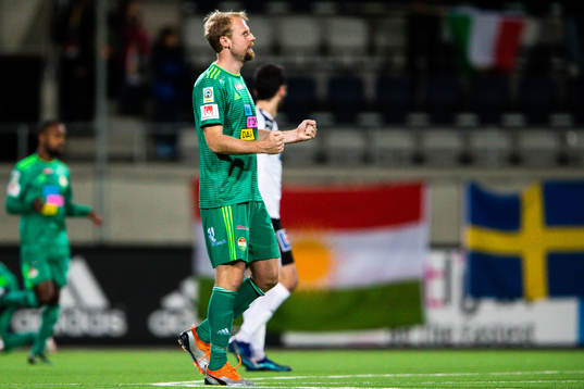 Dalkurds Markus Thorbjörnsson jublar