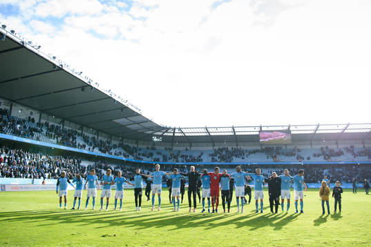 Malmö FFs spelar jublar
