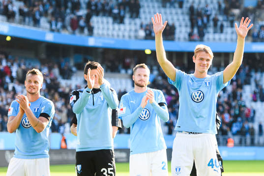 Malmö FFs Hugo Andersson jublar