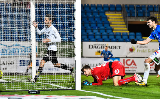 Sirius Johan Eiswohld gör självmål som leder till 1-1