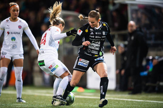 Rosengårds Hanna Folkesson och Piteås Andrea Norheim