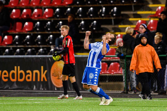 IFK Göteborgs Tobias Hysén jublar