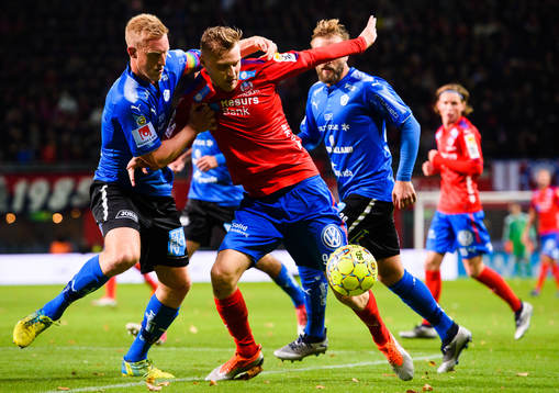 Halmstads Peter Larsson och Helsingborgs Andri Runar