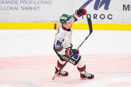 Frölundas Ryan Lasch jublar