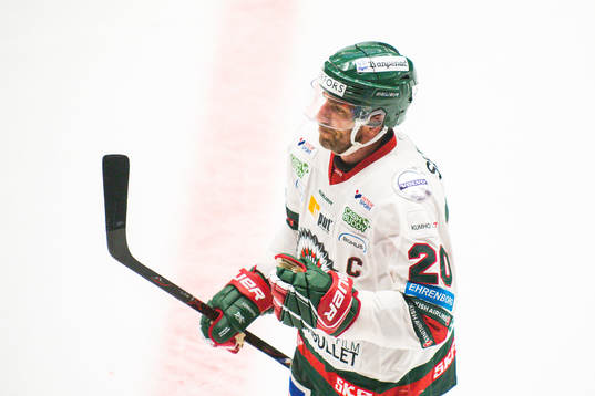 Frölundas Joel Lundqvist  jublar