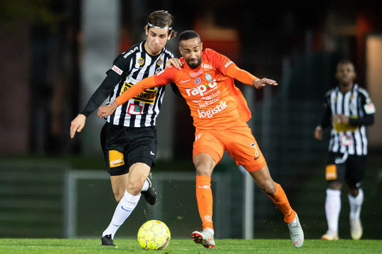 Landskronas Adi Nalic och AFC Eskilstunas Ferid Ali