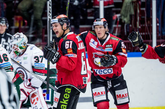 Malmö Redhawks Martin Janohls jublar