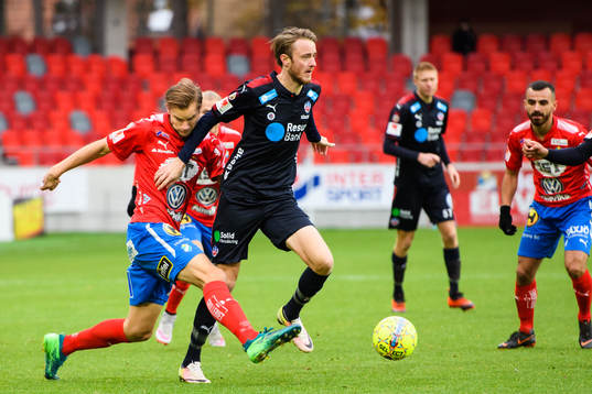 Östers Månz Karlsson och Helsingborgs Rasmus Jönsson