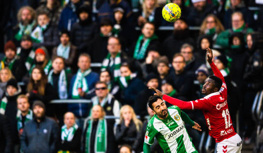 Hammarbys Jiloan Hamad och Kalmars Chima Akas