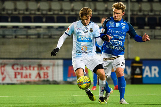 Gefles Jacob Ortmark och Norrbys Nicklas Savolainen