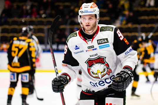 Malmö Redhawks Kim Rosdahl jublar