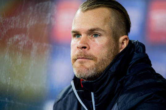 Goalkeeper Espen Bugge Pettersen of Strømsgodset ahead of the cup match between Strømsgodset and Lillestrøm on October 31, 2018 in Drammen.