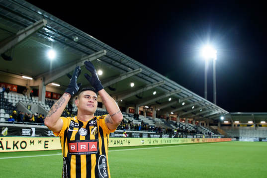 Häckens Paulinho tackar publiken