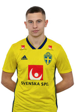 Stefan Veselinovic i Sveriges P19-landslag i futsal poserar för ett porträtt den 31 oktober 2018 i Göteborg.