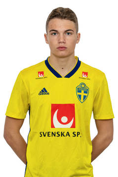 Jesper Källman i Sveriges P19-landslag i futsal poserar för ett porträtt den 31 oktober 2018 i Göteborg.