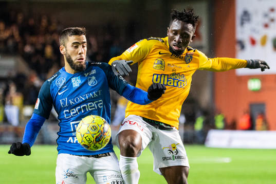 Norrbys Jasen Khayat och Falkenbergs Chisom Egbuchunam i