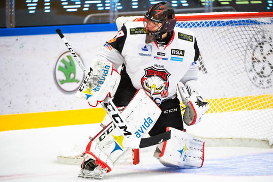 Malmö Redhawks målvakt Oscar Alsenfelt
