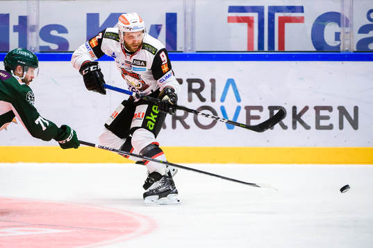 Färjestads Jesse Virtanen och Malmö Redhawks Frederik
