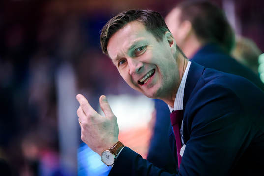 Färjestads tränare Johan Pennerborn