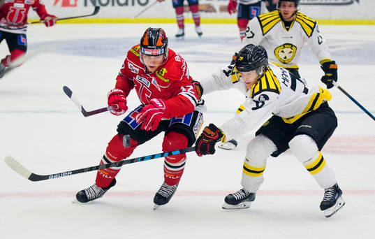 Örebros Glenn Gustafsson och Brynäs Daniel Mannberg