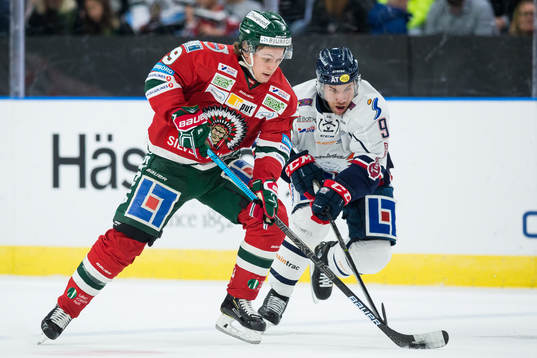Frölundas Tim Söderlund och Linköpings Derek Roy