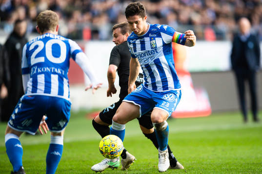 Malmö FFs Markus Rosenberg och IFK Göteborgs David Boo