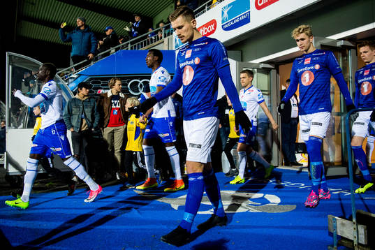Erik Tønne of Ranheim ahead of the Eliteserien match between Haugesund and Ranheim on November 4, 2018 in Haugesund.