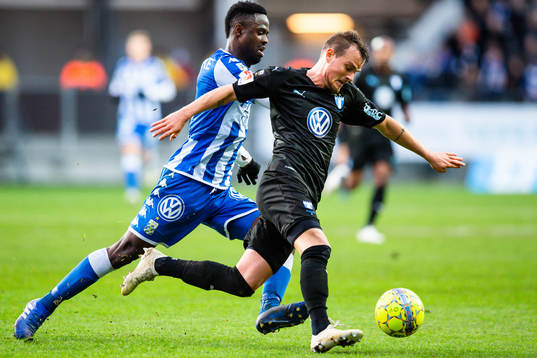 IFK Göteborgs Vajebah Kaliefah Sakor och Malmö FFs Eric
