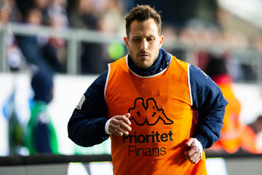 IFK Göteborgs Tobias Hysén värmer upp